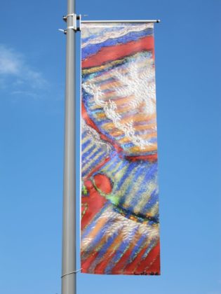 Installation, « Bannières », Tulle, 2011